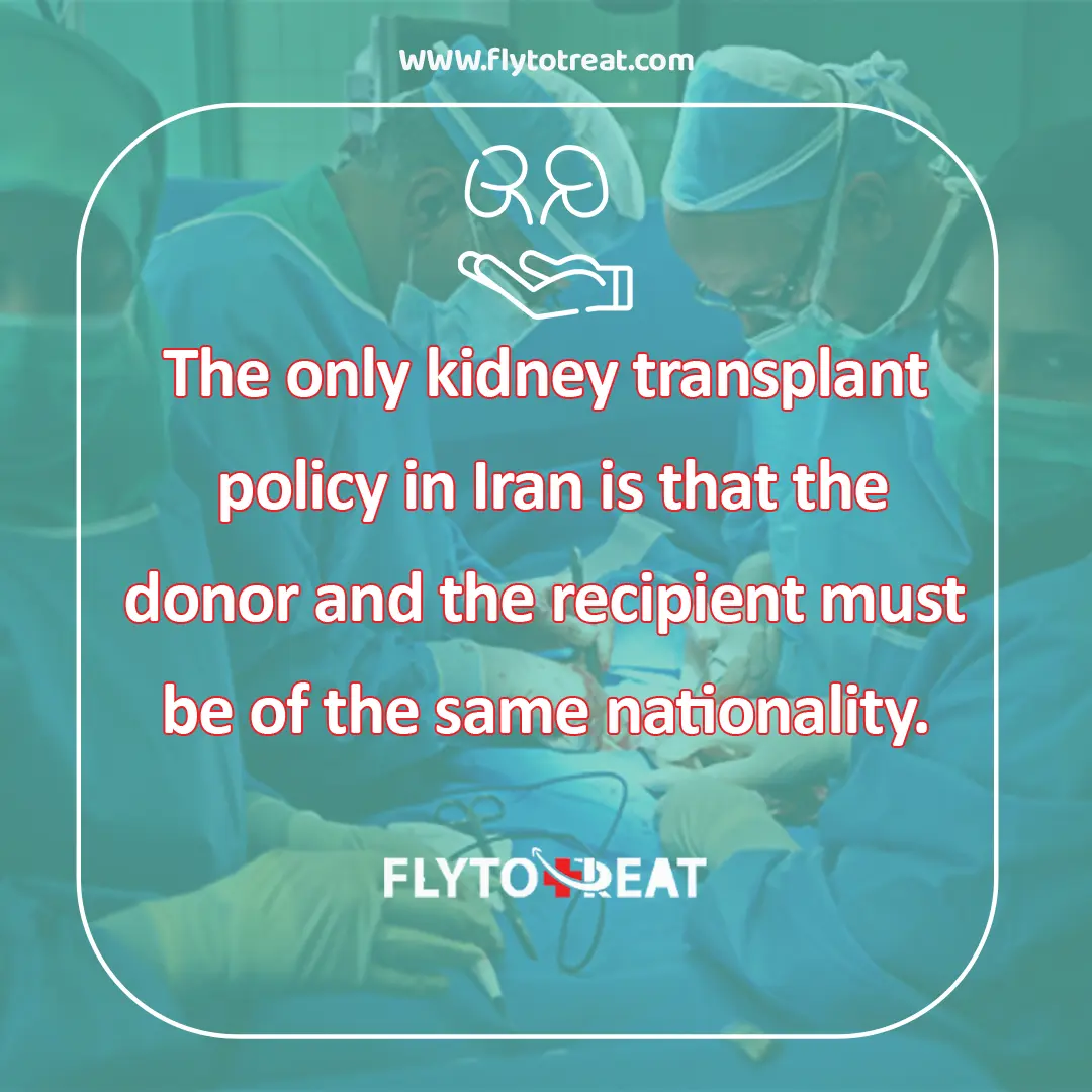 Kidney transplant law in Iran