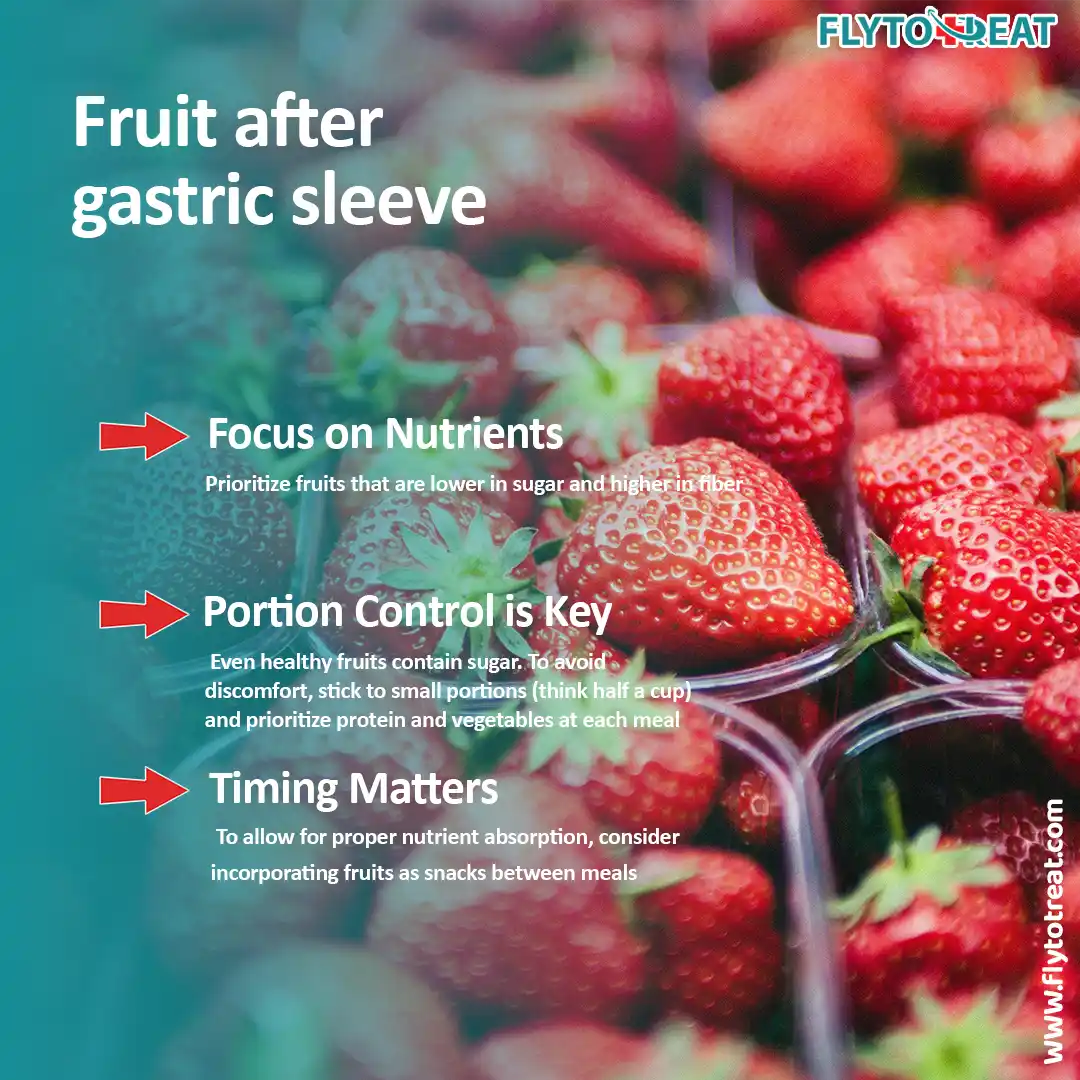 Fruits after gastric sleeve surgery