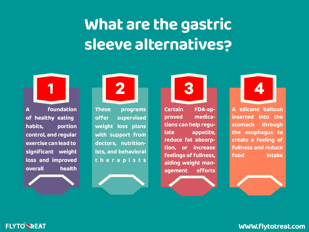 Gastric sleeve alternatives