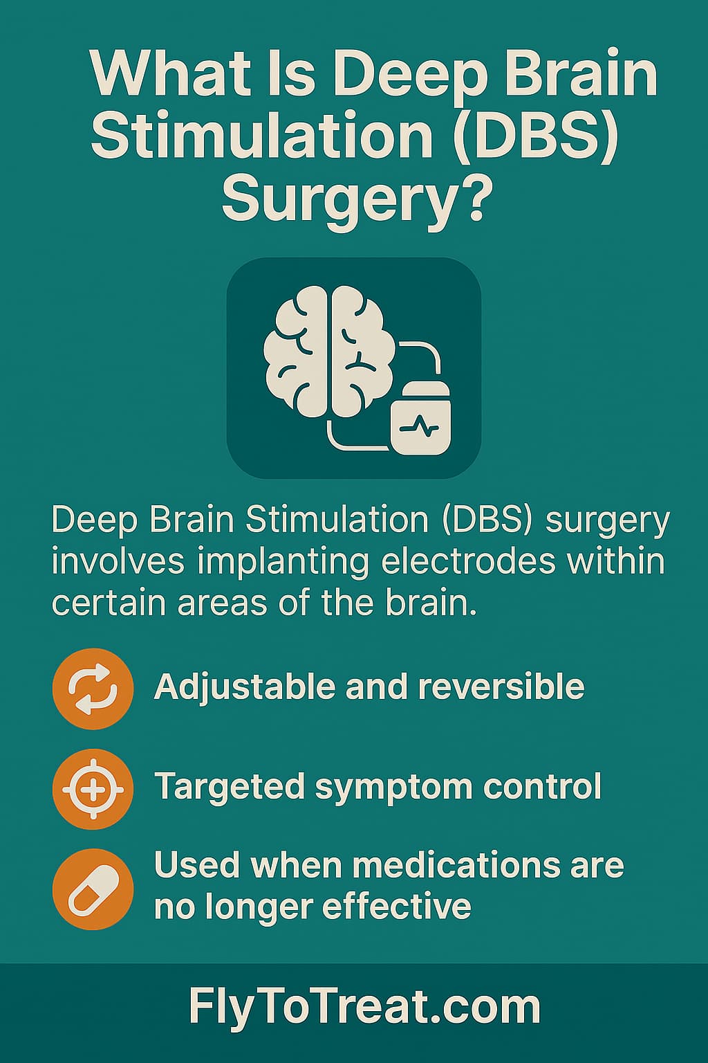 What is deep brain stimulation?